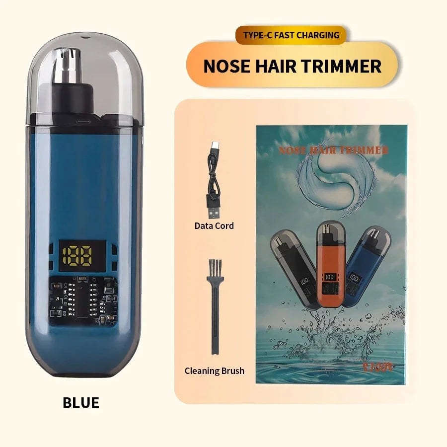 2 In 1 Electric Portable Ear And Nose Hair Trimmer Clipper GlowCart
