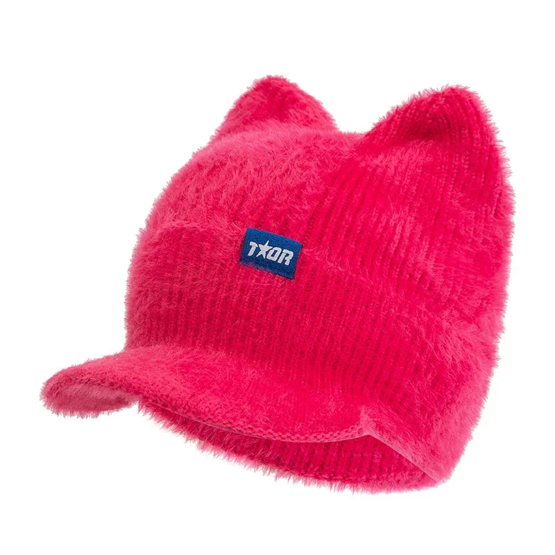 Hot Sale Women Candy Colors Winter Hat Fashion Faux Fur GlowCart