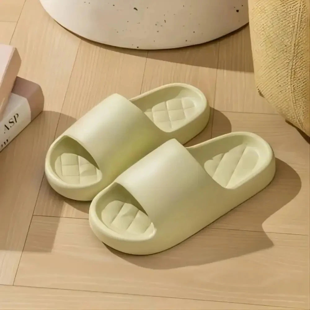 Household Indoor Bathroom Bath Couple EVA Slippers Home GlowCart