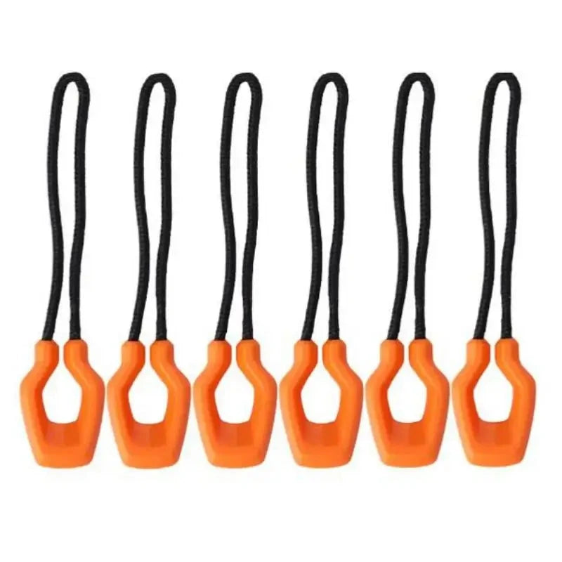 6pcs Luminous Zipper Travel Bag Zipper Anti-loss Anchor GlowCart