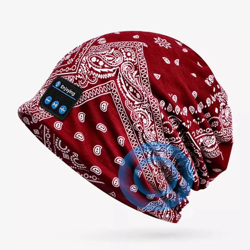 Bluetooth Headphone Wireless Smart Cap Headset Women Beanie Speaker Hunting Camping Running Music Earphone Hat Rechargeable GlowCart