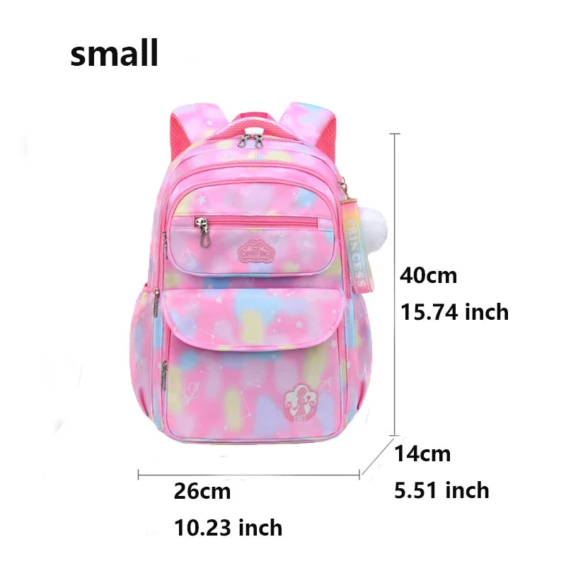 Children Girl Backpack School Bag Pink For Kid Child Teenage Schoolbag Primary Kawaii Cute Waterproof GlowCart