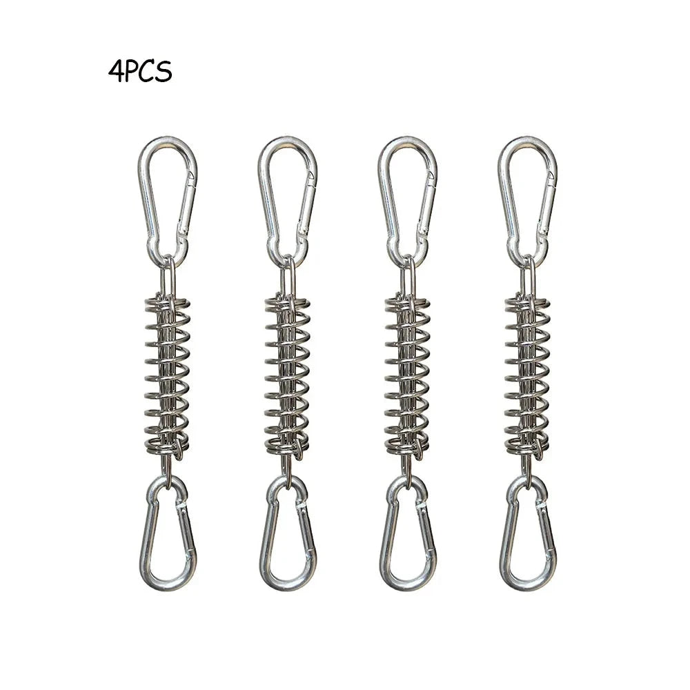 4/6Pcs Camping Tent Wind Rope Spring Buckle Tent Tensioner GlowCart