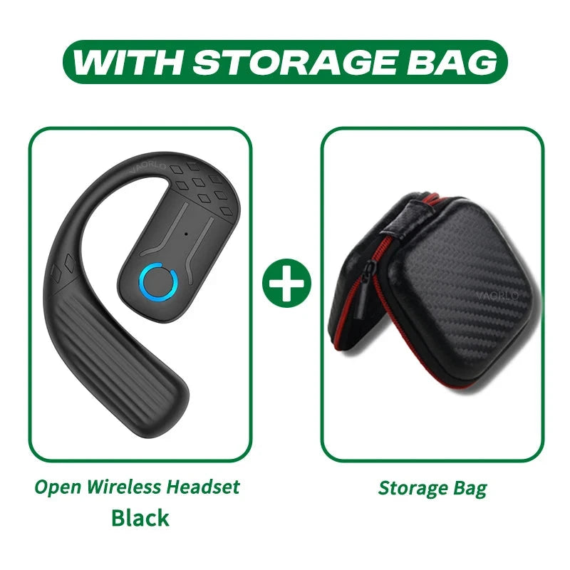 Bluetooth 5.4 Open Wireless Earphone 180° Rotation GlowCart