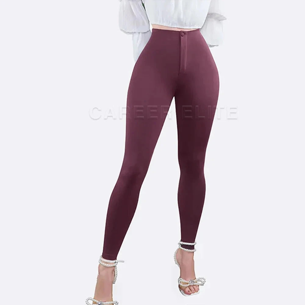 Women's Pants High Waist Skinny Leggings Pant Fashion Sexy GlowCart