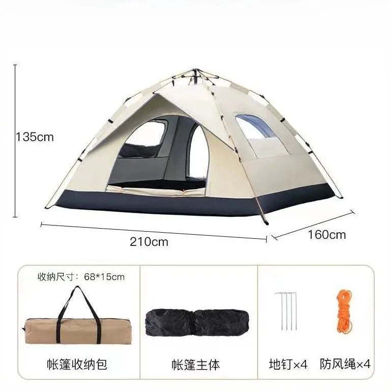 Portable Folding Automatic Tent for Outdoor Camping Picnic GlowCart
