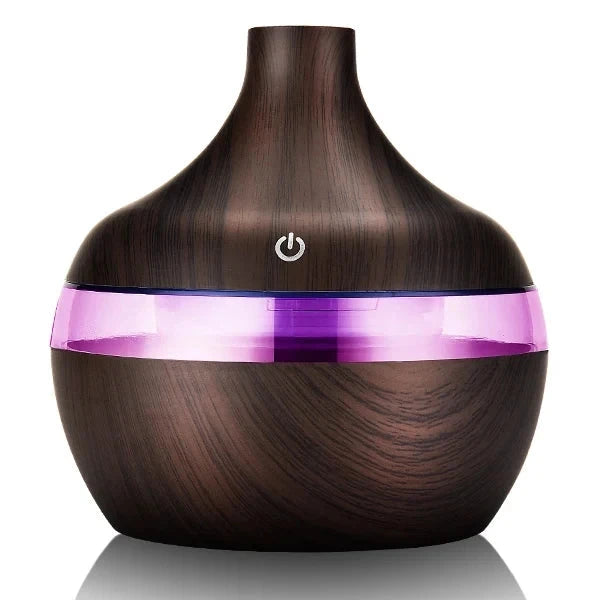 Humidifier Electric Aroma Air Diffuser Wood Ultrasonic Air GlowCart