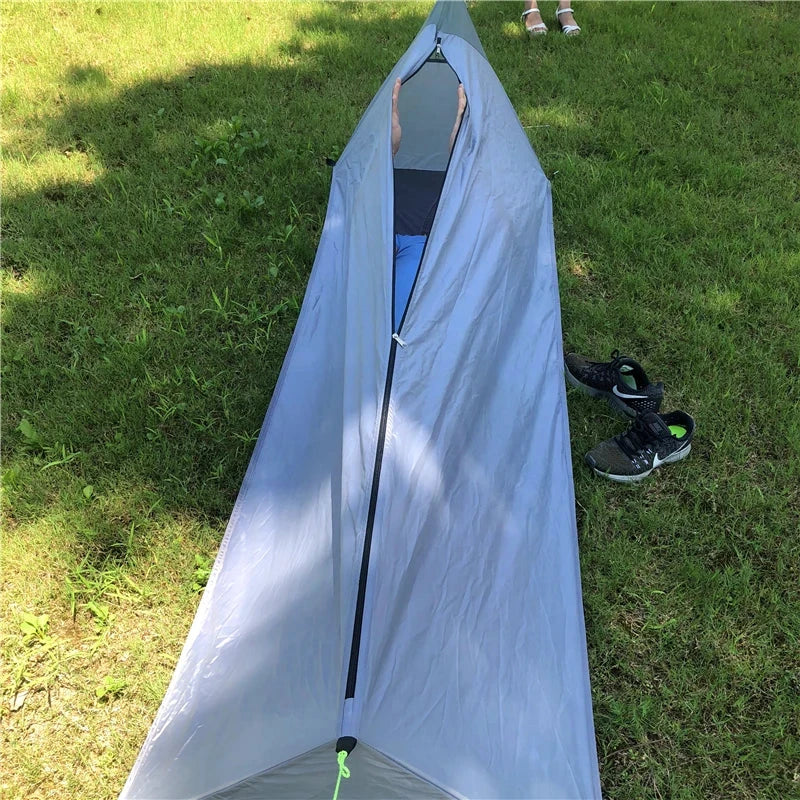 Poleless A-frame Tent Outdoor Ultralight Rodless Camping GlowCart