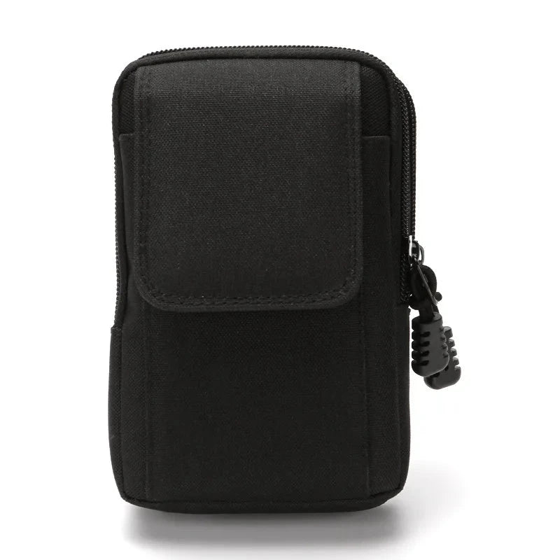 6.5 Inche Men Tactical Pouch Belt Waist Pack Bag Small Pocket Military Waist Pack Running Pouch Travel Camping Bags Soft Back GlowCart