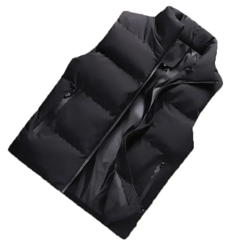 Men Vest Windproof Vest Men Jacket Sleeveless Vest Winter GlowCart