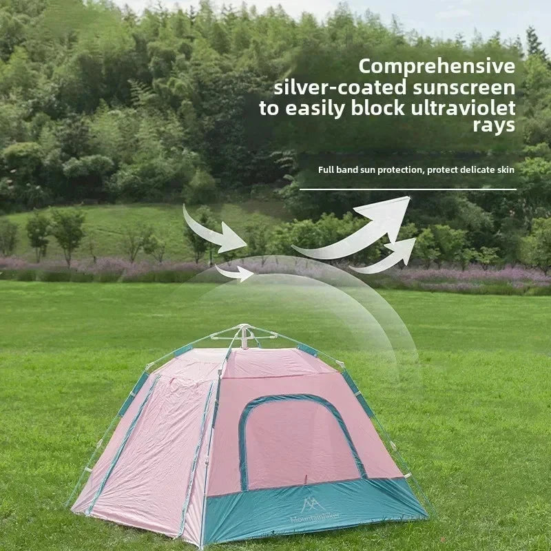 Mountainhiker Portable Automatic Quick-Open Tent Outdoor GlowCart