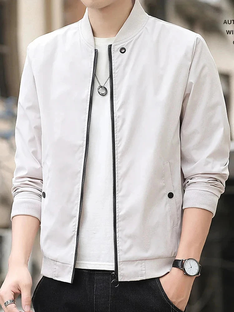 Men's casual trend fashion Windproof outdoor sports zipper GlowCart