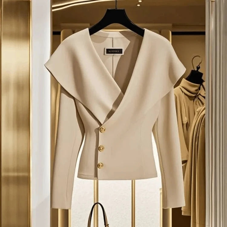 Autumn New Fashion Solid Color Long Sleeve Shirt for Women GlowCart