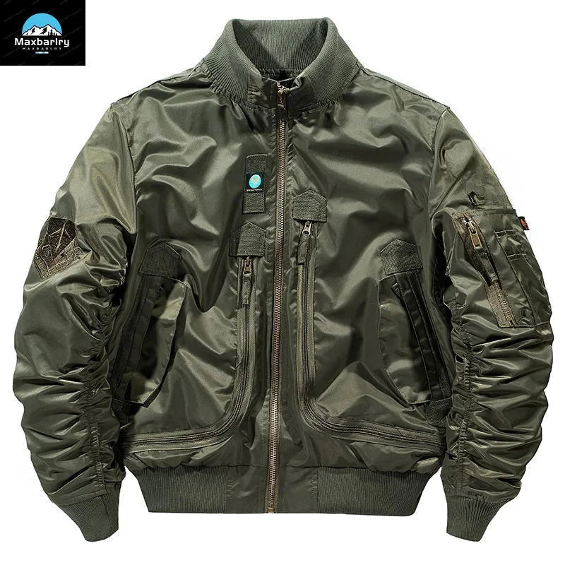 Ma-1 MA-1 Functional Bomber Jacket Men's Autumn 2024 Retro GlowCart