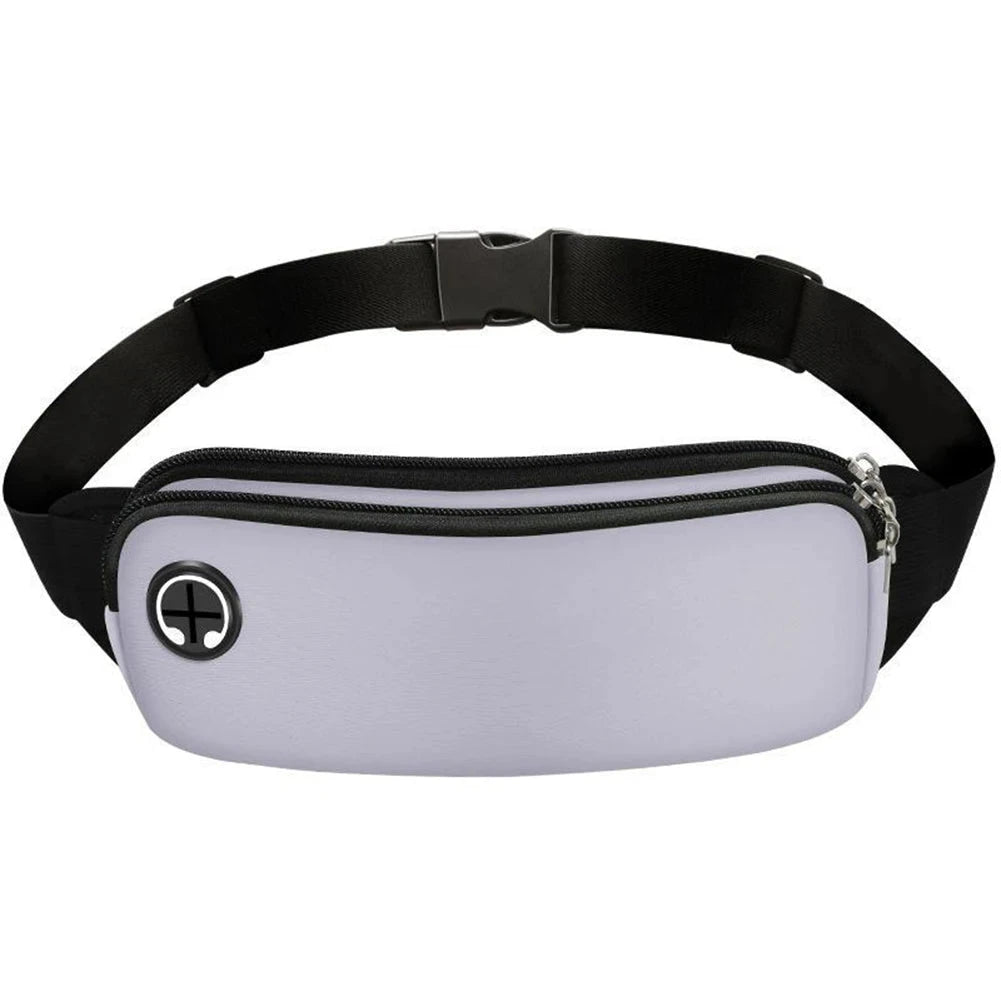 Sport Waist Pack Large Capacity Hydration Belt Pack Multifunction Water Bottle Holder Bag Waterproof for Running Cycling GlowCart