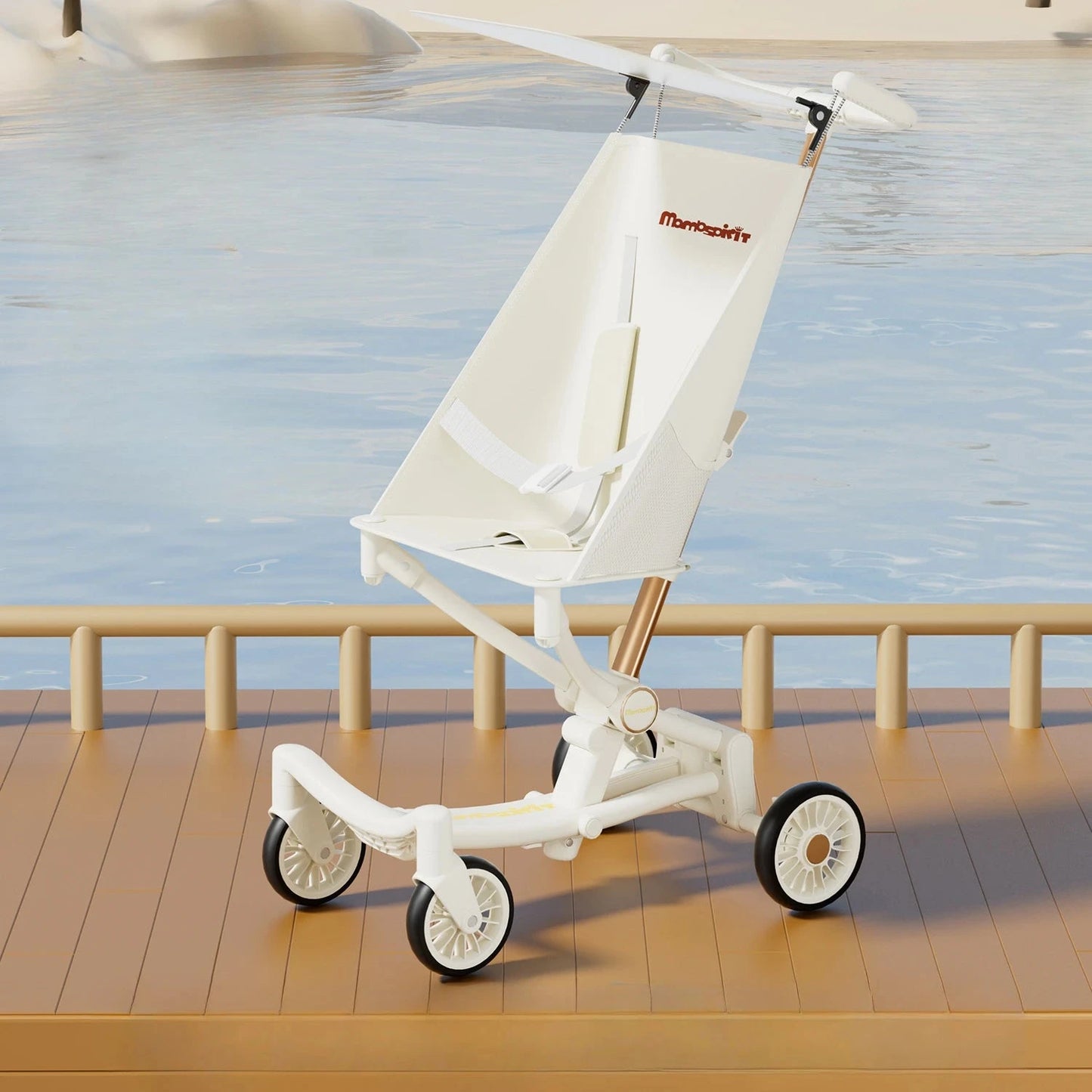 Lightweight and Easy To Carry Pocket Baby Stroller Children's Simple Baby Stroller Foldable Travel Baby Car Four-wheel Stroller GlowCart