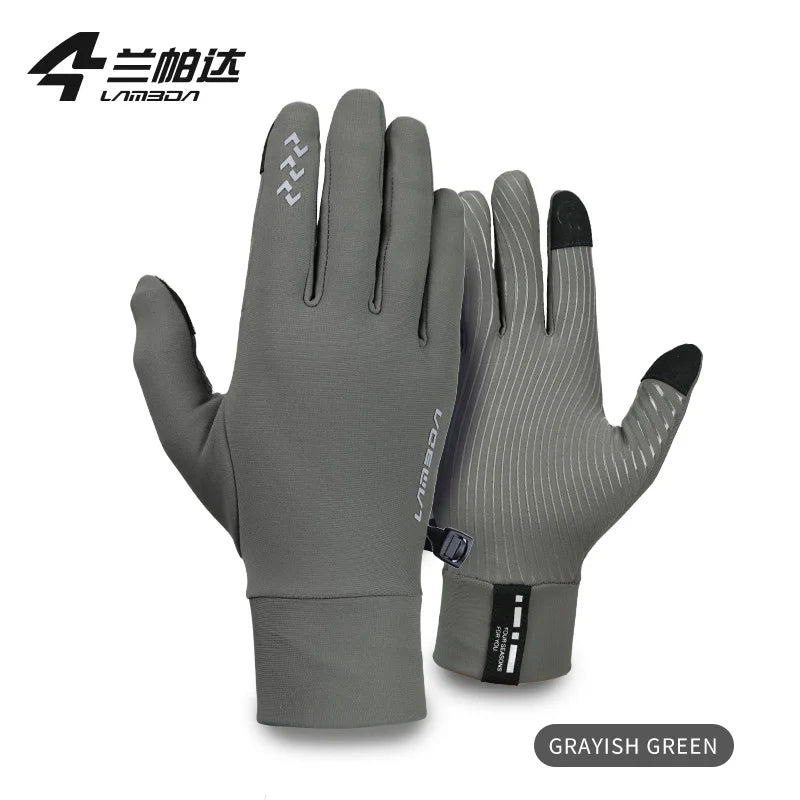 LAMEDA Fleece Cycling Gloves 5-15℃ Touchscreen Riding Thermal Winter Road Mountain Bike Full Finger Gloves Cycling Accessories GlowCart