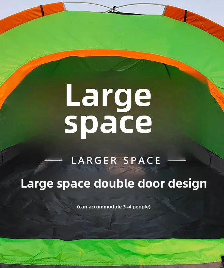 Convenient camping outdoor tent outdoor 2-4 person automatic GlowCart