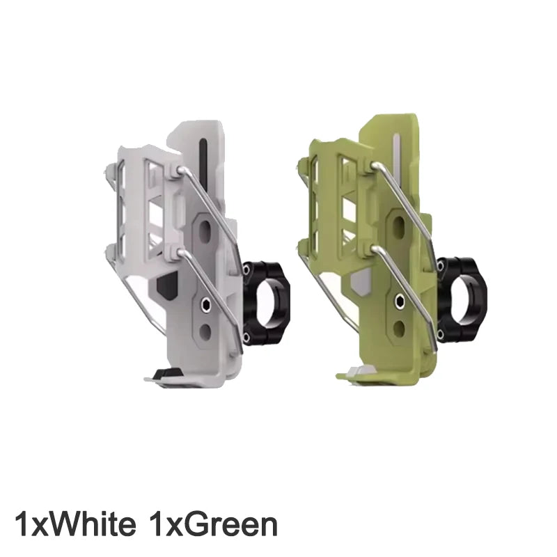 1PC360 Degree Adjustable Bike Motorcycle Handlebar Cup Holder Cage For Water Bottle MTB Road Cycling ADV Motorbike Mount GlowCart