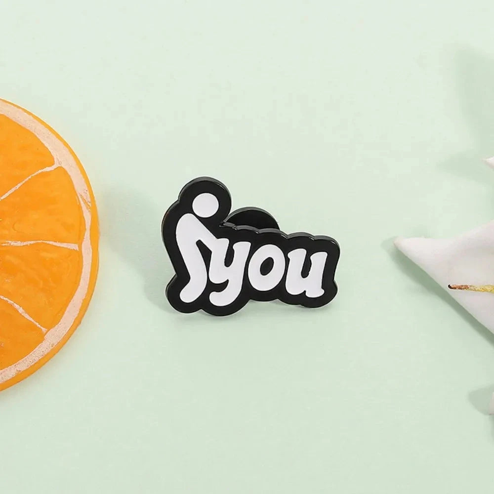 Funny Design Creative Cute Enamel Brooch Backpack Hat GlowCart