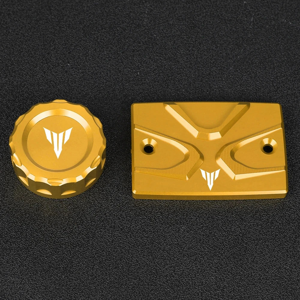 Motorcycle Rear Brake Fluid Reservoir Cap Oil Cup for Yamaha MT07 FZ07 MT 07 MT03 MT25 MT09 FZ09 MT 09 MT10 MT-10 MT01 MT-01 03 GlowCart