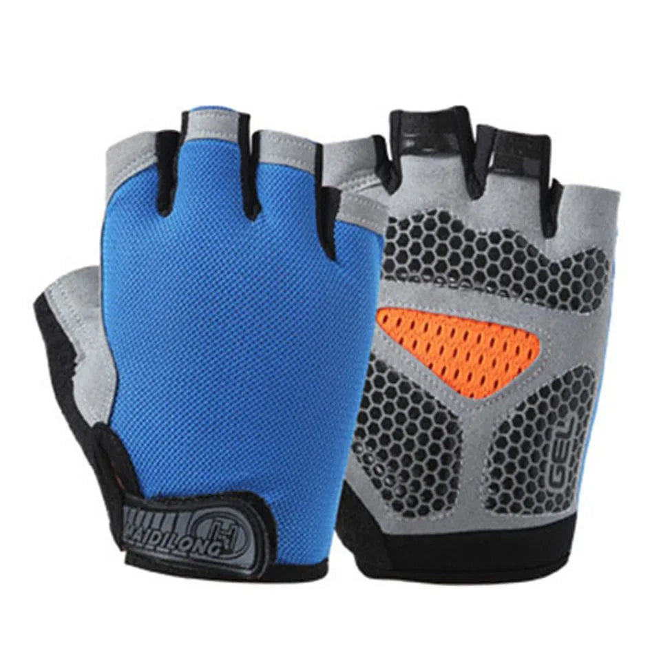 GTUBIKE Half Finger Gloves Anti-slip Shock Absorben Outdoor Sports Climbing Cycling Fitness Tool Upgraded Gloves For Men Women GlowCart