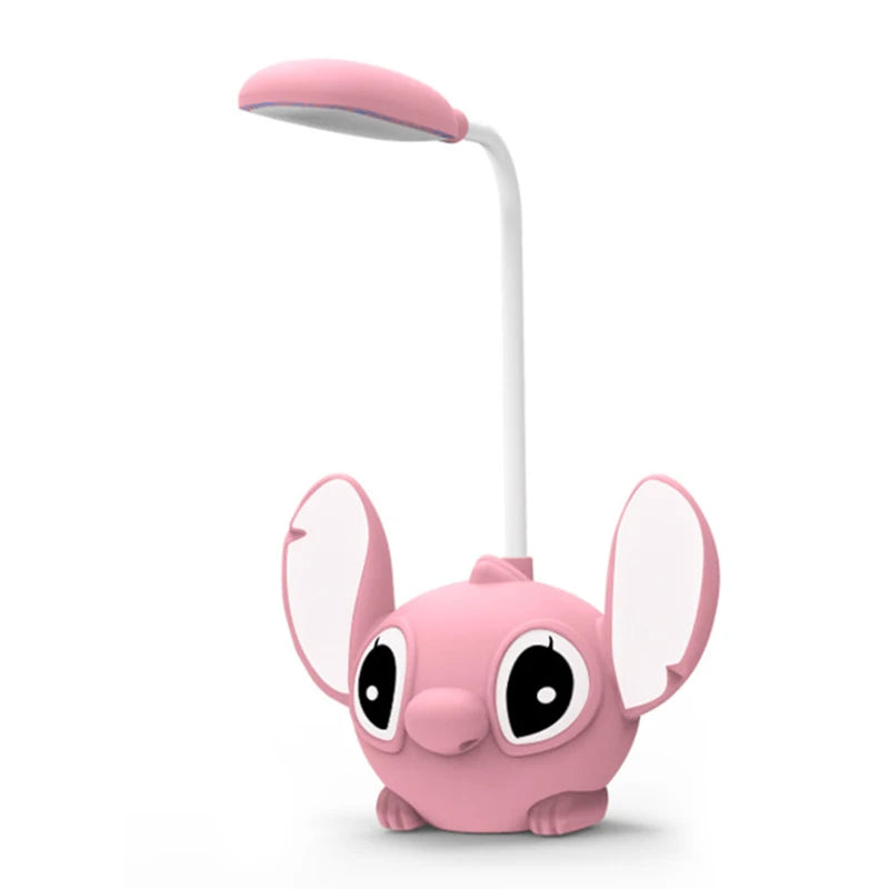 Led Lilo & Stitch Desk Lamp With Pencil Sharpener Foldable