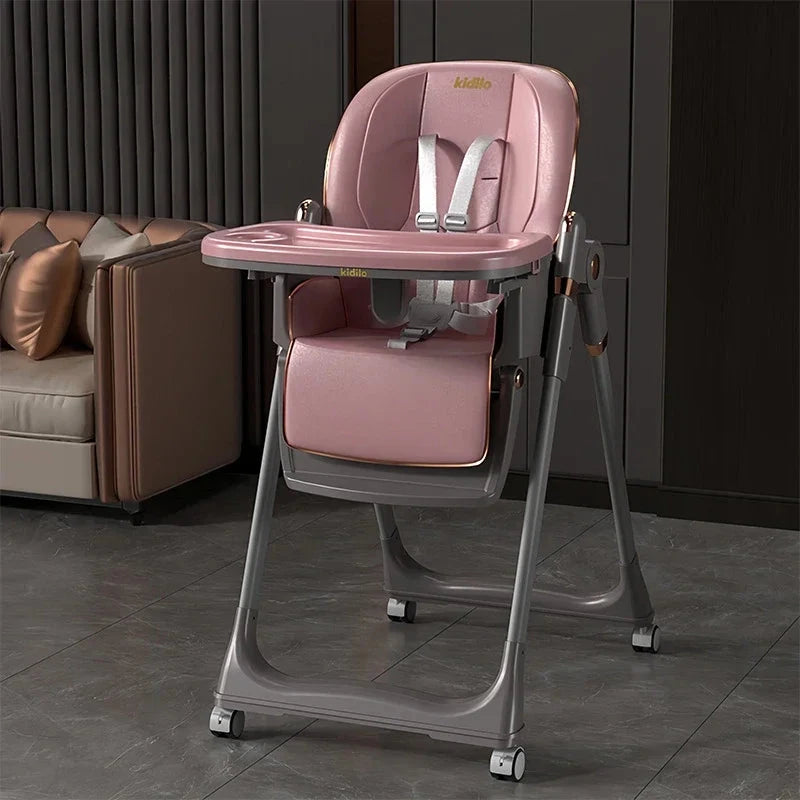 Baby dining chair, children's dining table, adjustable sitting and sleeping, one click folding, multifunctional table chair GlowCart