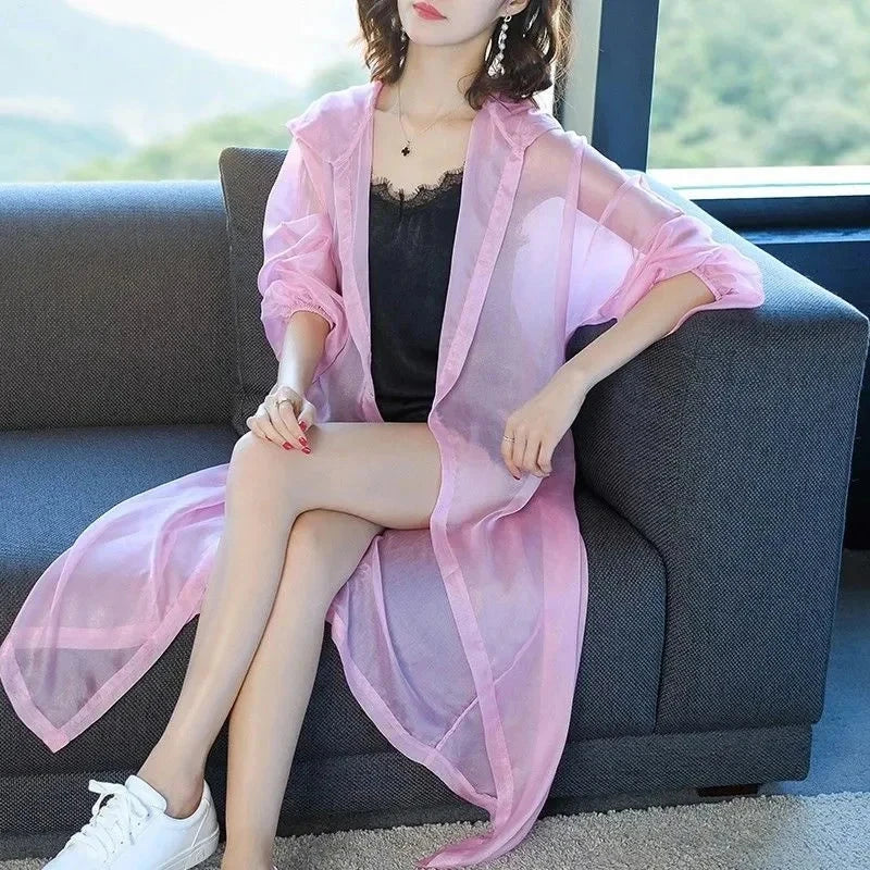 2025 New Sun Protection Clothing Thin Windbreaker Women's GlowCart