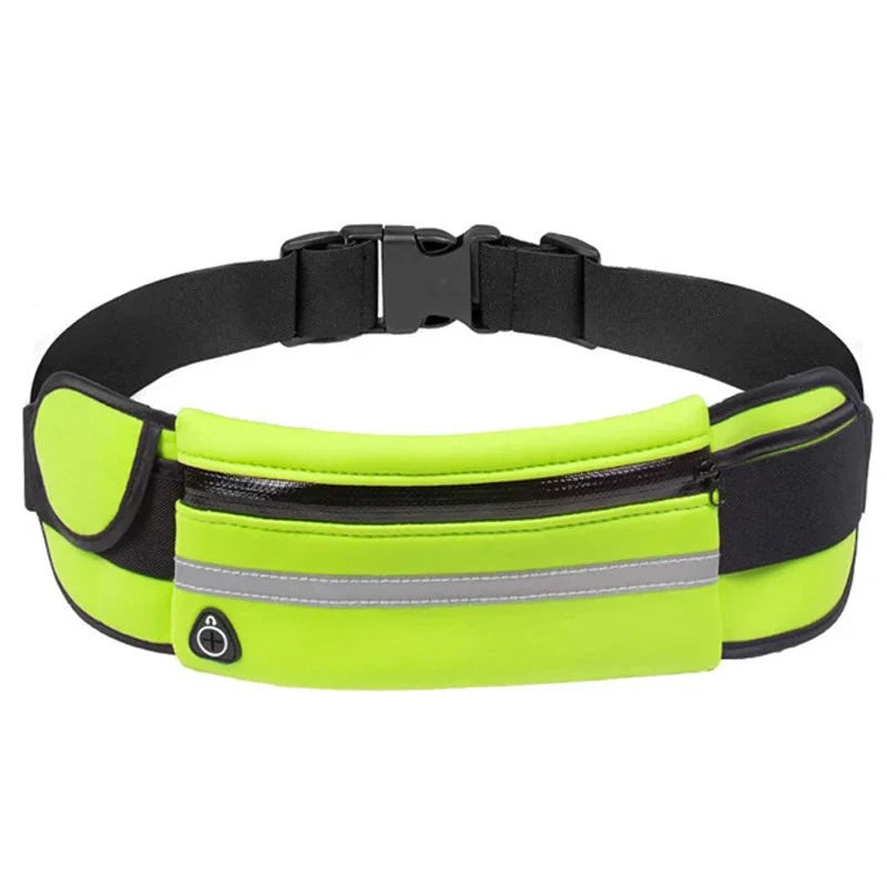 Running Belt Waist Bag with Water Bottle Holder Sports Fanny Pack Women Men Hydration Phone Holder Pouch GlowCart