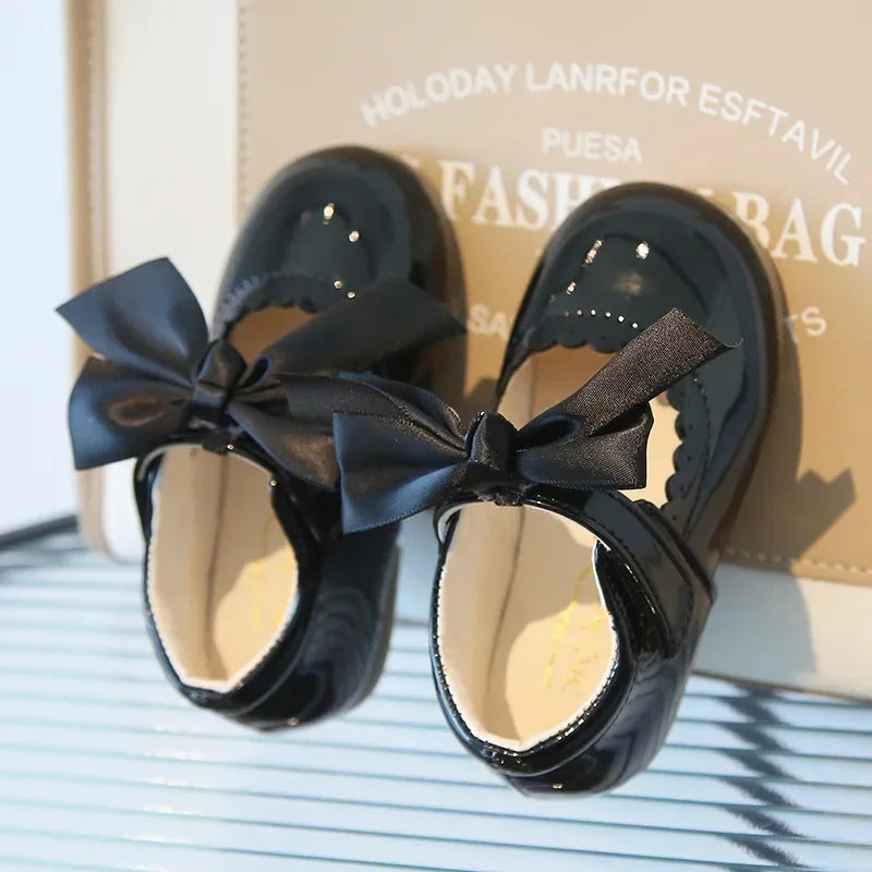 2025 Spring Autumn Little Toddler Girl Leather Dress Shoes Kids Cute Oxfords Bright Colors Girls Party Performance Dance Shoes GlowCart