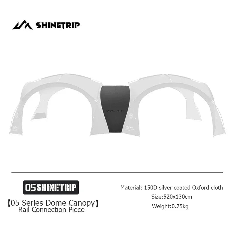 ShineTrip Outdoor Extra Large Camping Shade Tent Family GlowCart