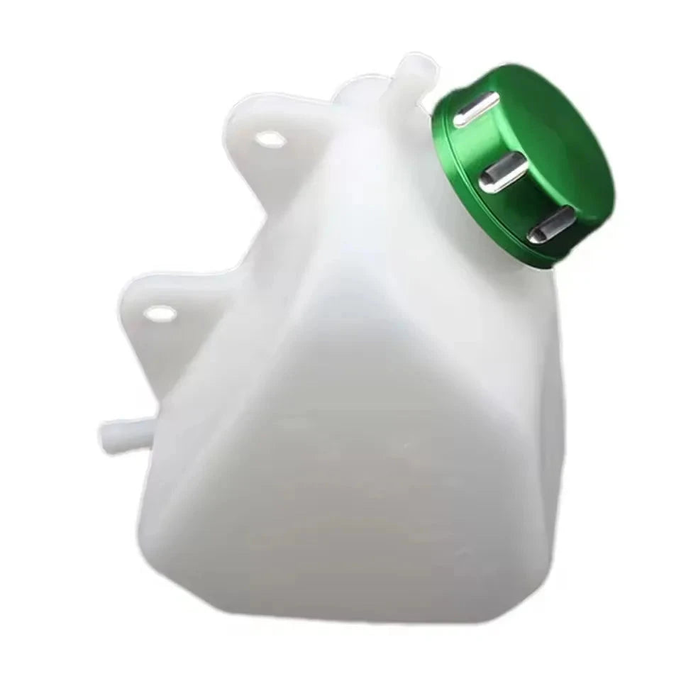 ATV UTV Motorcycle Accessory Coolant Reservoir Tank with Lid For Kawasaki KLX250 1994-2007 Radiator Water Bottle Motocross Parts GlowCart