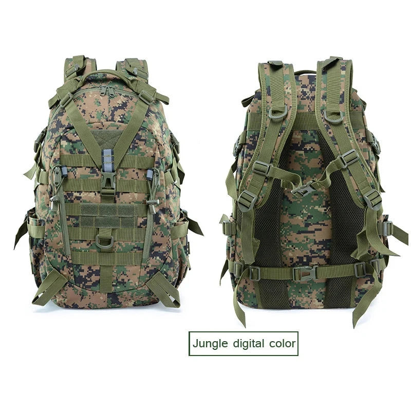 25L Camping Backpack Men's Bag Travel Bags Tactical Molle GlowCart