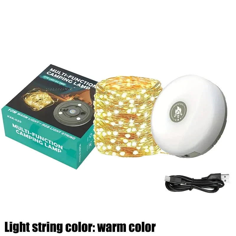 4in1 Camping Lamp Strip LED Atmosphere 10M Length Waterproof GlowCart