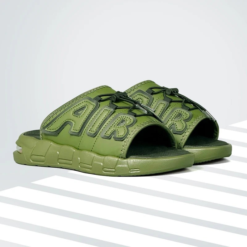 Men's Sport Slippers Summer Sandals Thick Sole Beach Flip-flops Flats Outdoor Breathable Sneaker Size 40-49 Big Fat GlowCart