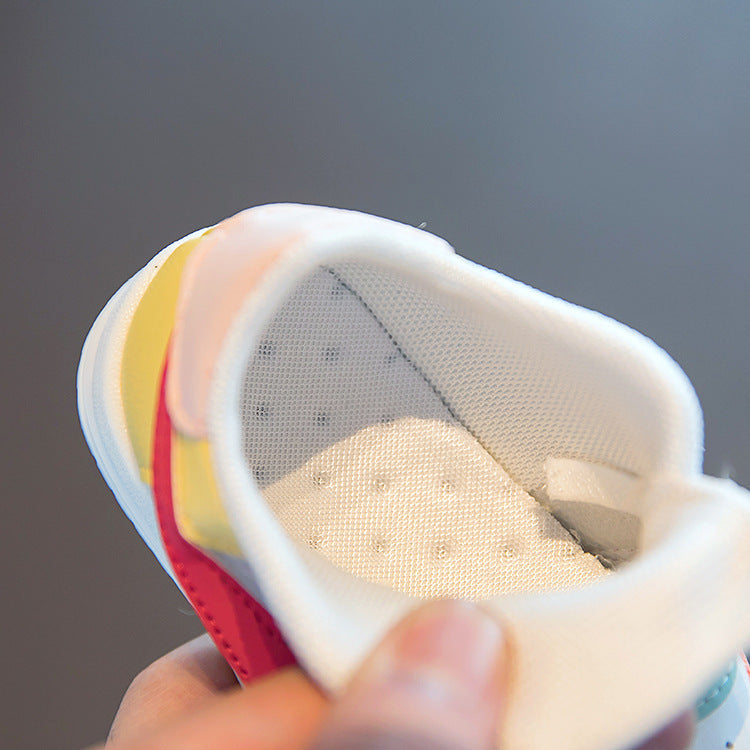 Toddler Women'S Whiteboard Shoes, Autumn Baby Shoes, Soft Bottom Children'S Shoes GlowCart