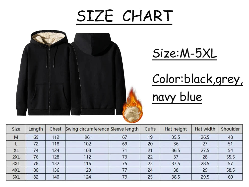 Trendy Sweatshirt Coat Front Pockets Warm Zipper Lamb Wool GlowCart