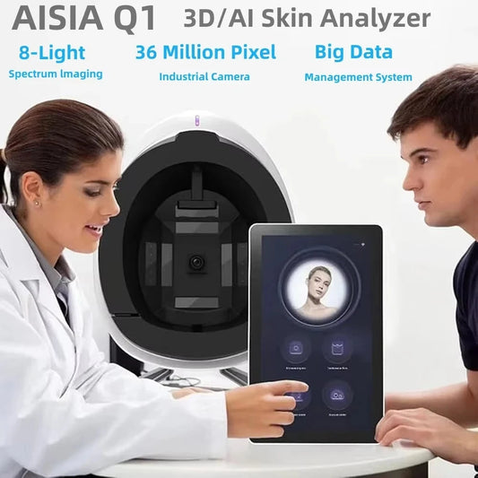 AISIA Q1 3D AI Facial Skin Analyzer Detection Skin Problem GlowCart