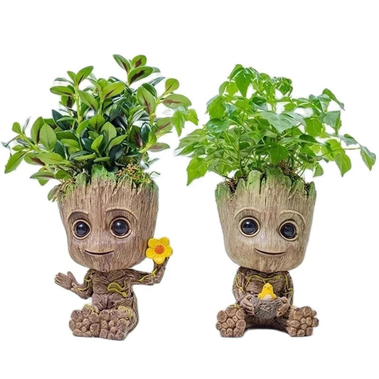 Home Decoration Crafts Miniature Model Office Desktop Display Cartoon Groot Figurines Handicrafts Decor Tree Man Ornament 5CM GlowCart