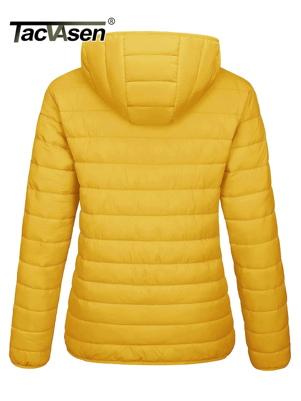 TACVASEN Winter Hooded Puffer Jacket Womens Quilted Warm GlowCart