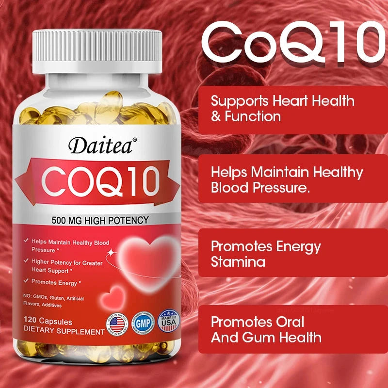 Daitea Coenzyme Q10 - a stable, highly absorbable form - GlowCart