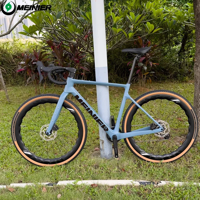 Carbon Gravel Bike Bicicletas Hydraulic Disc Brake Road Bike Bicycle Gravel 11S GRX Groupset GlowCart