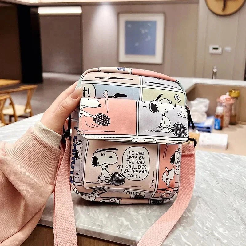 Snoopy Crossbody Bags for Ladies Kawaii Purses Phone Case