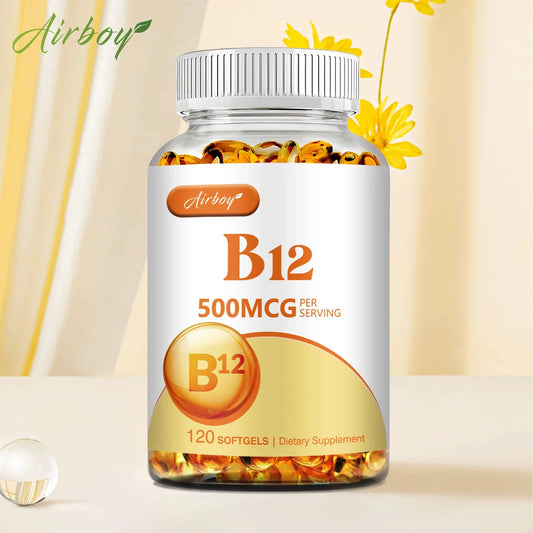 Vitamin B12 - for Mood, Brain, Nervous System, Energy, GlowCart