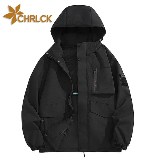CHRLCK Men's Waterproof Hiking Jackets Large Size Women GlowCart
