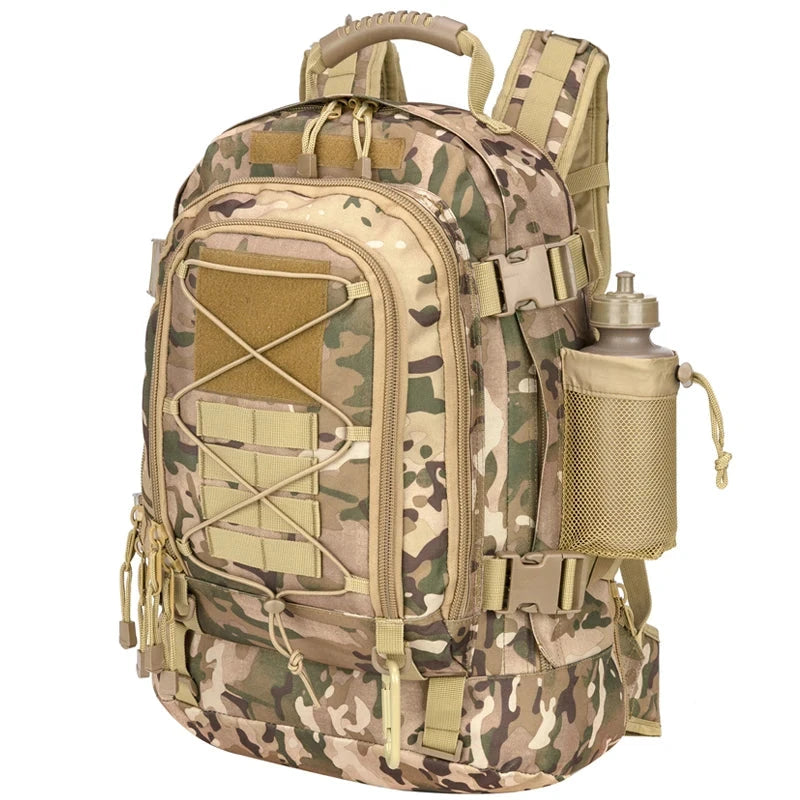 60L Military Tactical Backpack Army Molle Assault Rucksack GlowCart