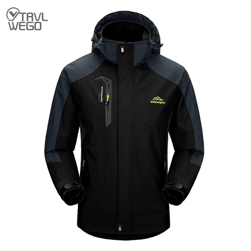 TRVLWEGO Camping Hiking Jacket Men Autumn Outdoor Sports GlowCart