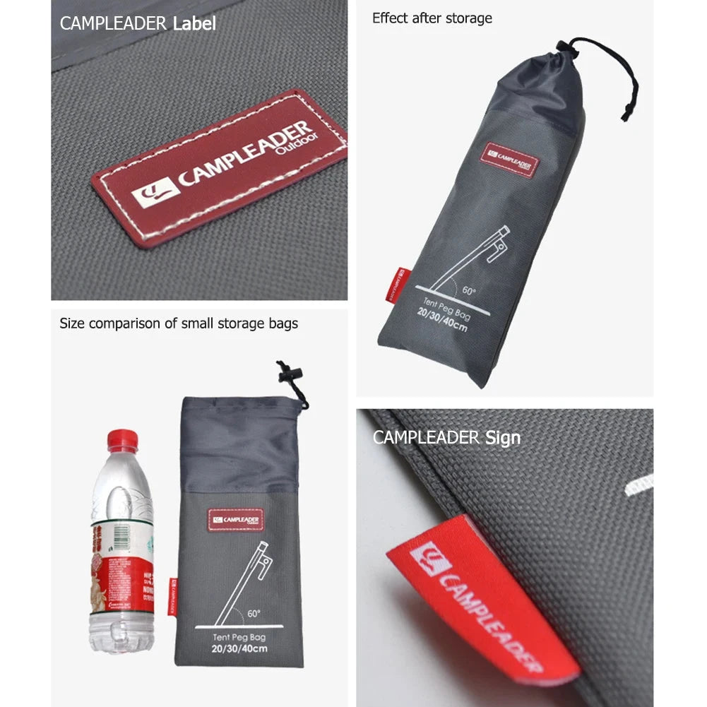 Outdoor Camping Equipment Stake Storage Bags Tent GlowCart