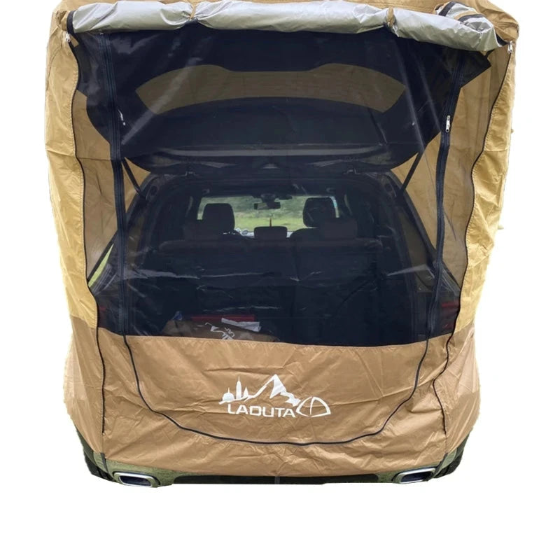 Car Trunk Tent Sunshade Rainproof Tailgate Shade Awning Tent GlowCart